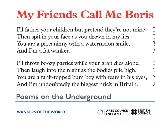 Boris Poem on the Underground