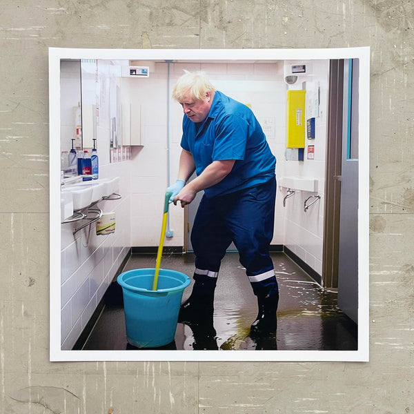 Tories without the Privilege limited edition print Suella Braverman, Boris Johnson, Dominic Raab, Liz Truss, Rishi Sunak, Michael Gove, Kwasi Kwarteng, Lee Anderson, Jacob Rees-Mogg, Matt Hancock, AI, Midjourney