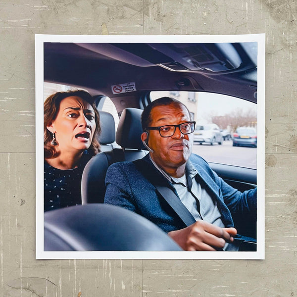 Tories without the Privilege limited edition print Suella Braverman, Boris Johnson, Dominic Raab, Liz Truss, Rishi Sunak, Michael Gove, Kwasi Kwarteng, Lee Anderson, Jacob Rees-Mogg, Matt Hancock, AI, Midjourney