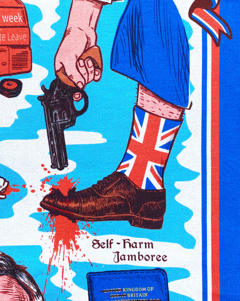 Festival of Brexit Souvenir Tea Towel