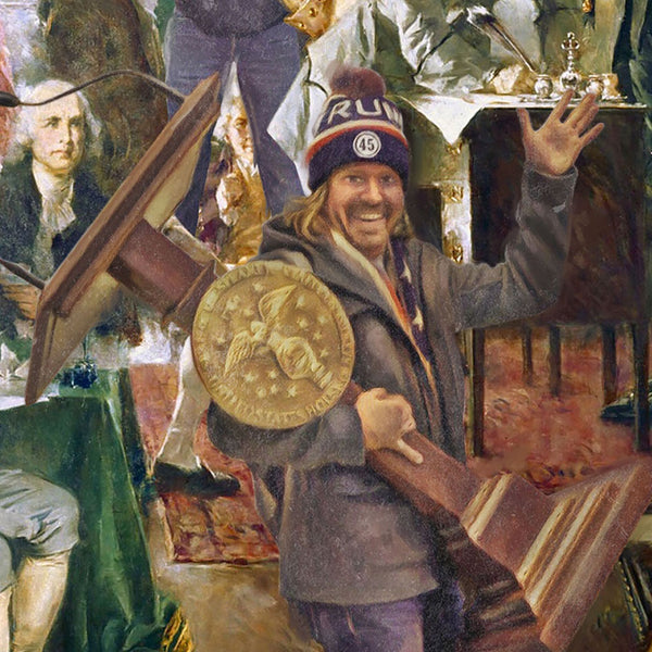 Trump's Little Wankers! Giclée Print