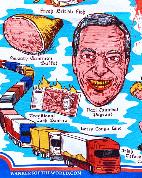 Festival of Brexit Souvenir Tea Towel