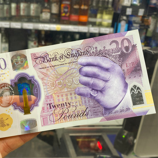 Kings Charles £20 Note Update Stickers