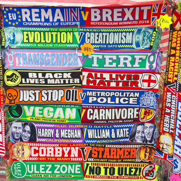Half-and-Half Culture War Scarf