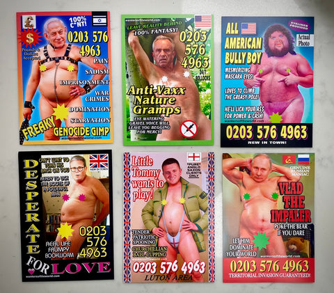 Political Whores Flyer Pack 3