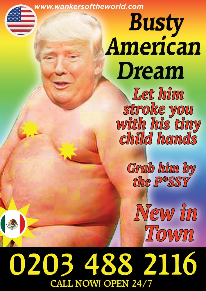 Political Whore Poster - Trump